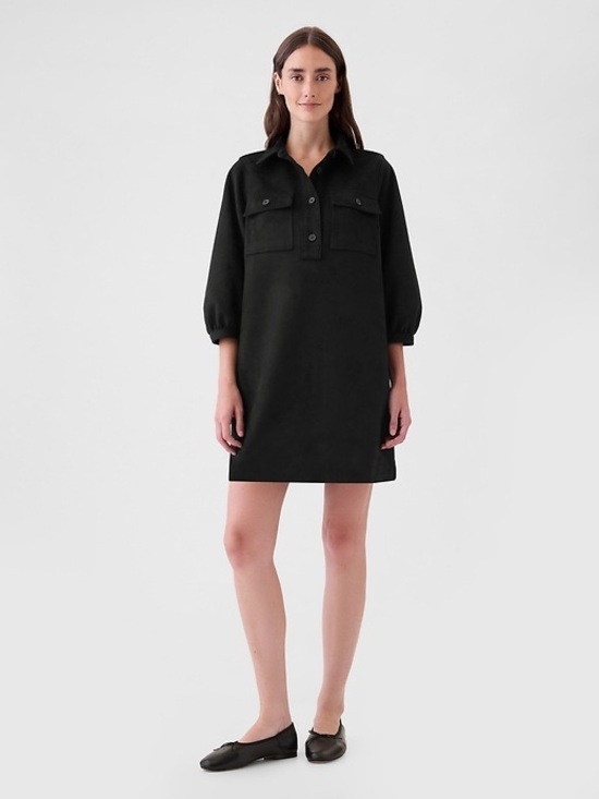 GAP Dresses & Skirts - Gap Vegan Suede Shift Mini Dress